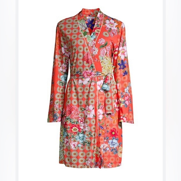 Johnny Was Intimates & Sleepwear Johnny Was Whistle Floral Button
